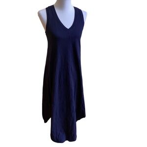 GAP Long Navy Blue Sleeveless Cotton Dress NWT Misses size XS